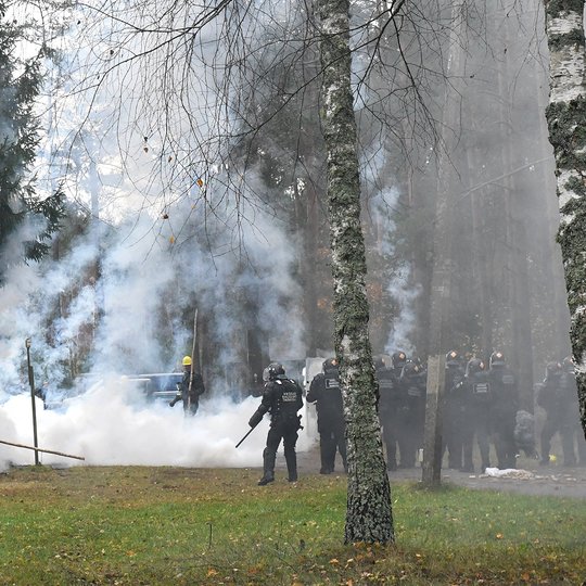 Tarnybos Vilniaus dalinio taktinės pratybos Rudininkuose