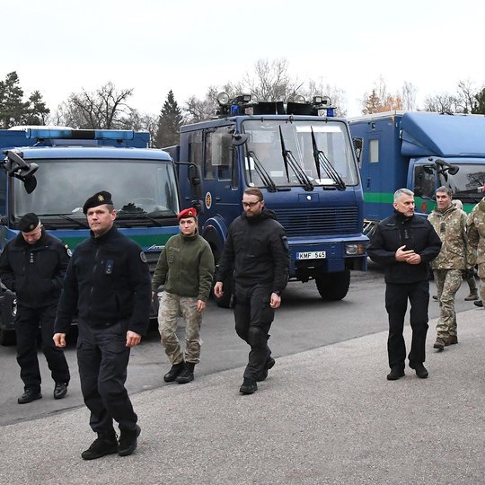 Karo policijos atstovų vizitas