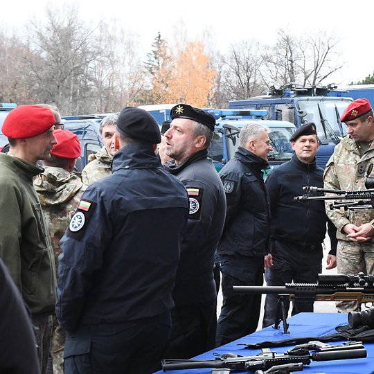 Karo policijos atstovų vizitas