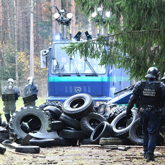 Tarnybos Vilniaus dalinio taktinės pratybos Rudininkuose