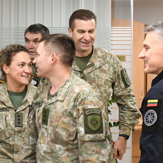Karo policijos atstovų vizitas
