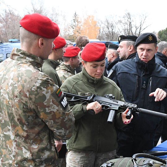 Karo policijos atstovų vizitas