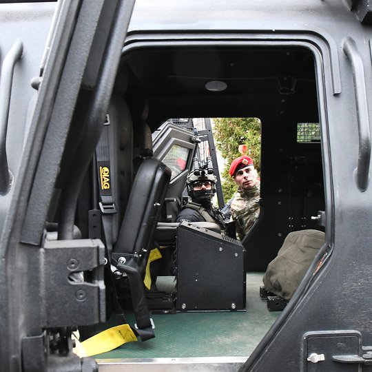 Karo policijos atstovų vizitas