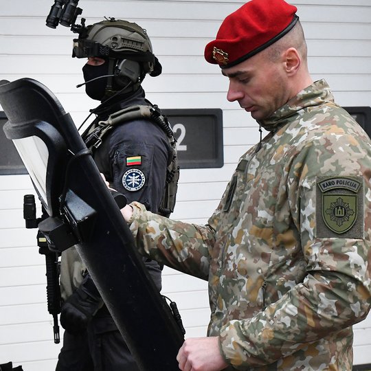 Karo policijos atstovų vizitas