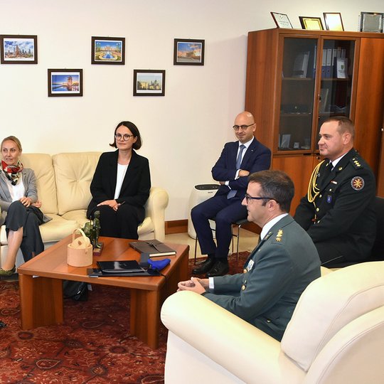 Lietuvos ambasadorės Italijoje vizitas CoESPU ir EŽP