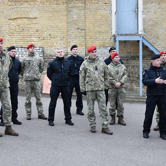 Karo policijos atstovų vizitas