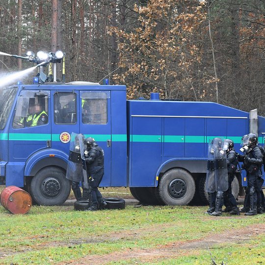 Tarnybos Vilniaus dalinio taktinės pratybos Rudininkuose