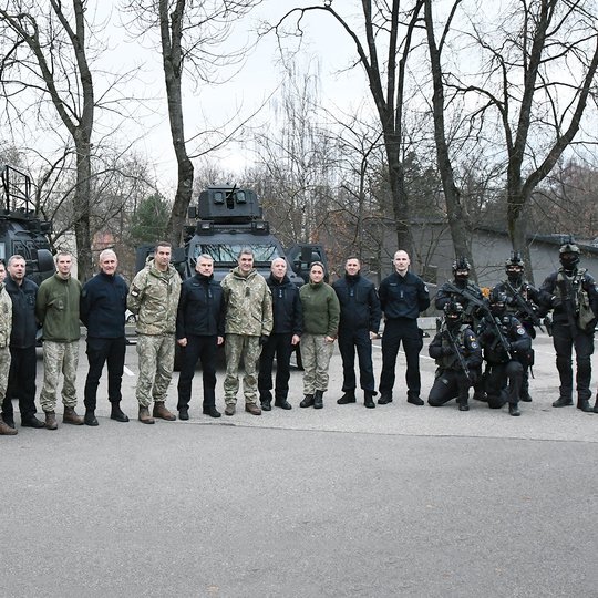 Karo policijos atstovų vizitas
