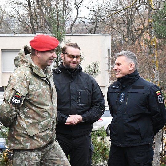 Karo policijos atstovų vizitas