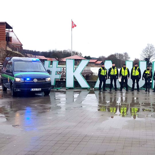 Tarnyba sustiprins policijos pajėgas