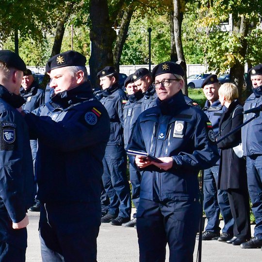 Viešojo saugumo tarnybos Kauno daliniui – 33 metai!