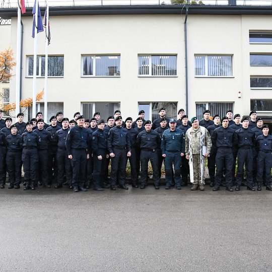 kursantų priesaikos ceremonija