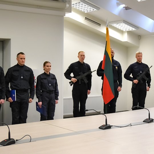 kursantų priesaikos ceremonija