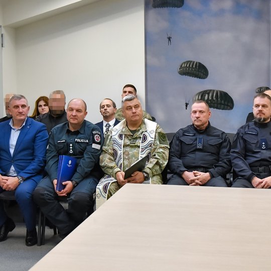kursantų priesaikos ceremonija