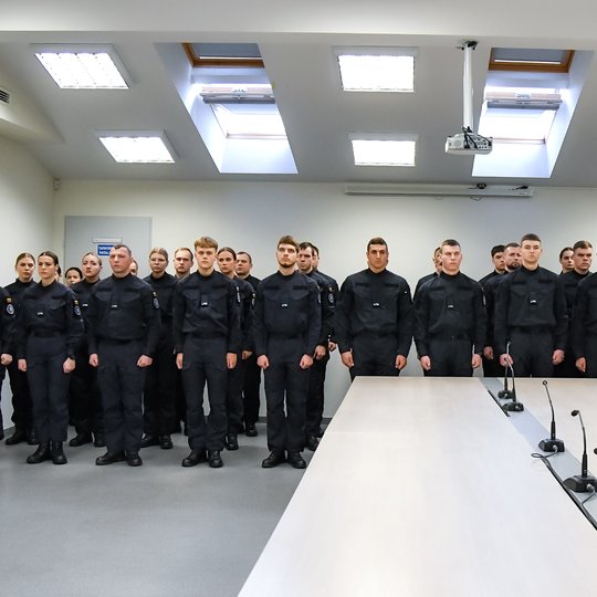 kursantų priesaikos ceremonija