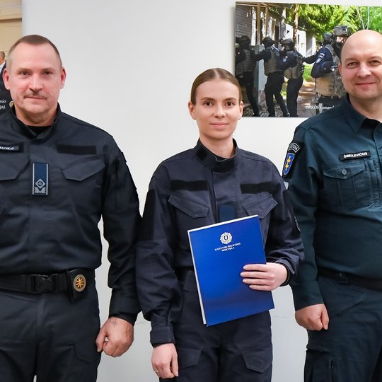 kursantų priesaikos ceremonija