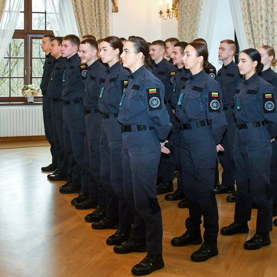 VST kursantų priesaika