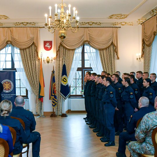 VST kursantų priesaika