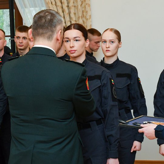 VST kursantų priesaika