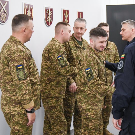 Ukrainos Nacionalinės gvardijos vizitas VST