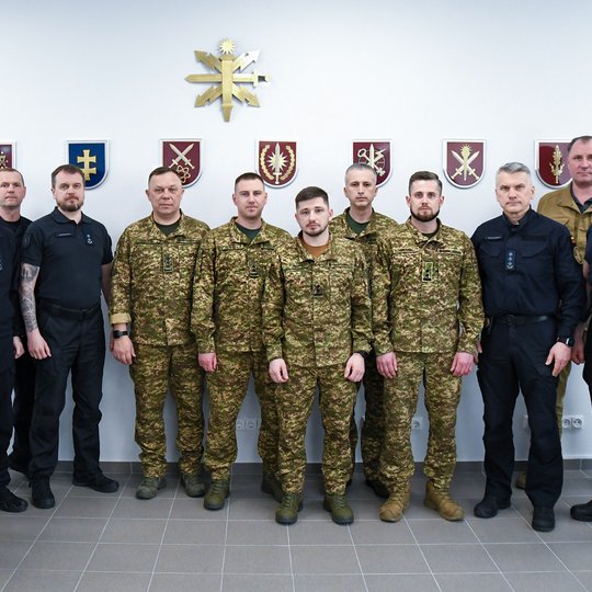 Ukrainos Nacionalinės gvardijos vizitas VST