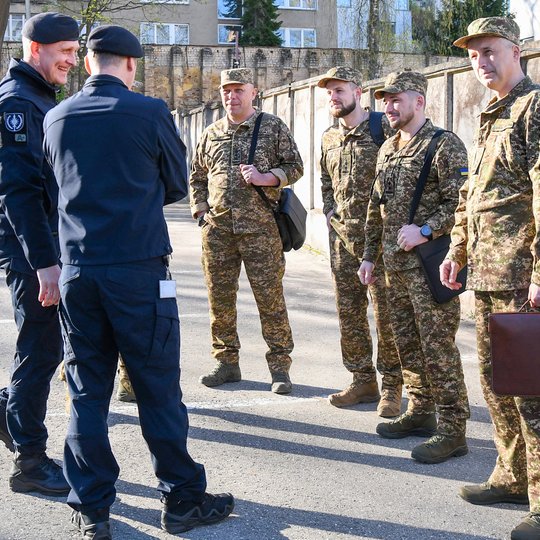 Ukrainos Nacionalinės gvardijos vizitas VST