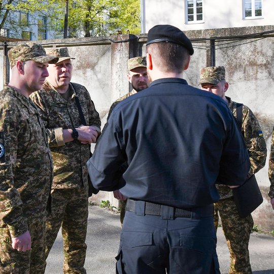 Ukrainos Nacionalinės gvardijos vizitas VST