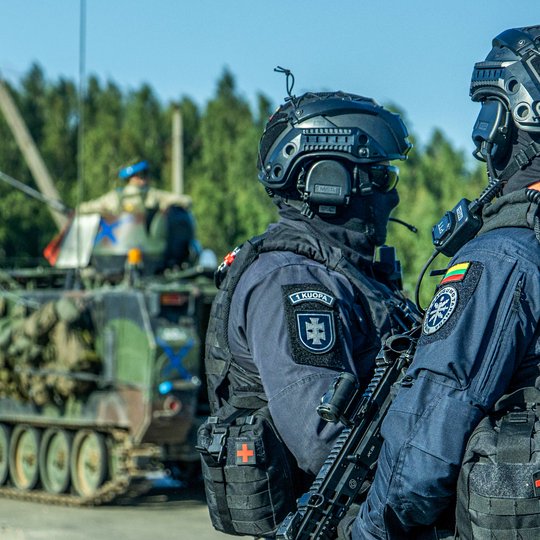 Lauko taktikos pratybos „Karaliaus kirtis 2024“
