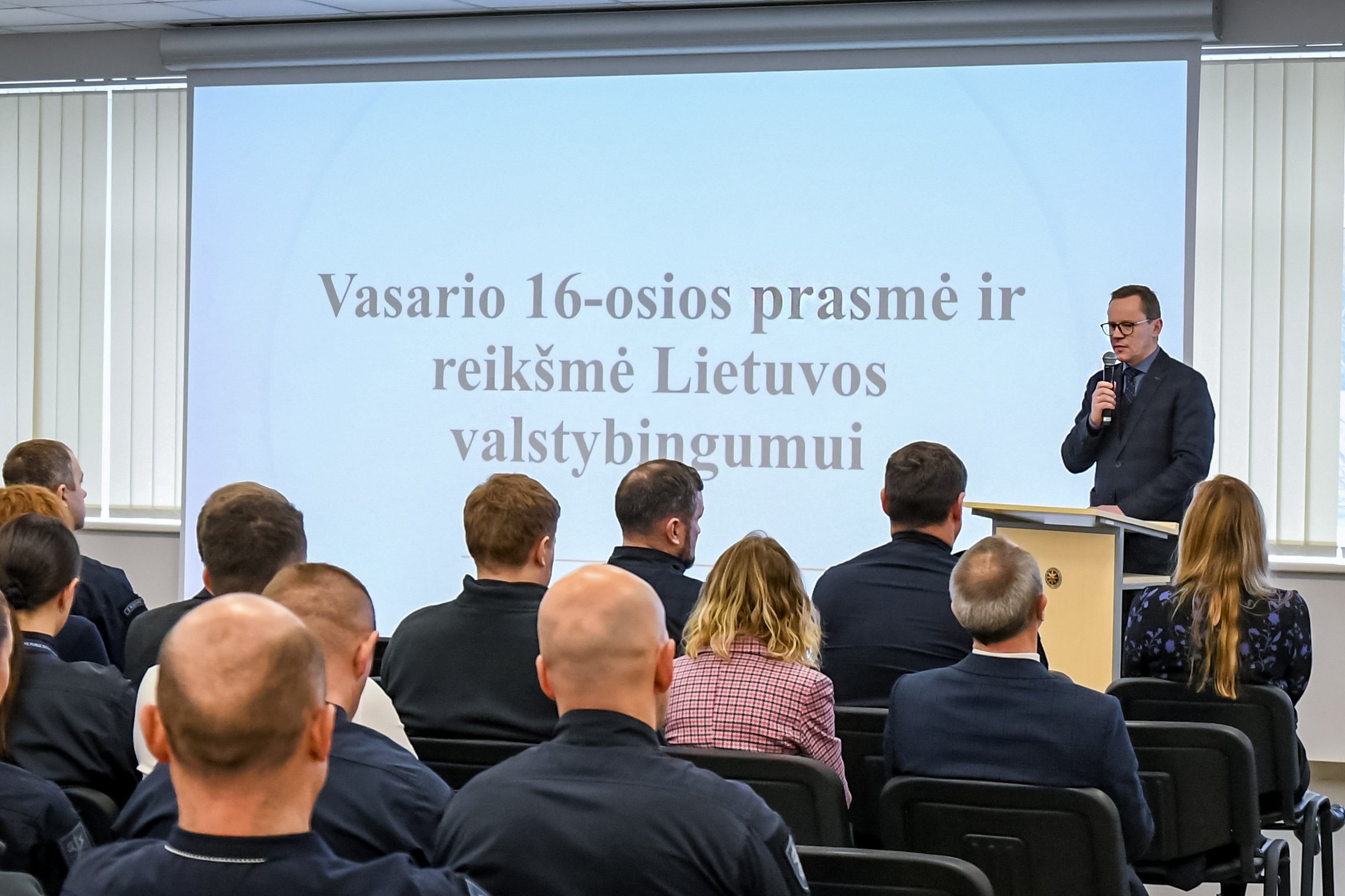 Tarnyboje minima vasario 16-oji - Lietuvos Valstybės atkūrimo diena