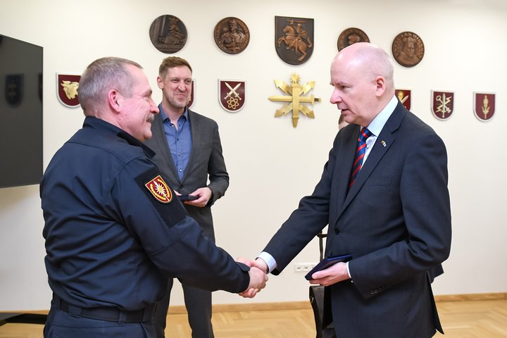 Suomijos ambasadoriaus ir Suomijos saugumo komiteto generalinio sekretoriaus pavaduotojos vizitas Viešojo saugumo tarnyboje