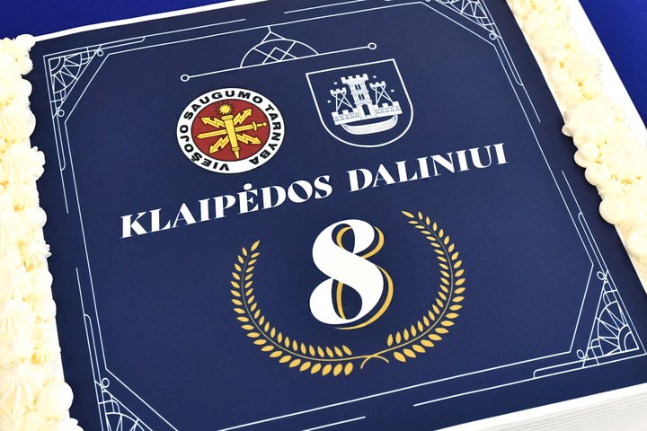 Klaipėdos dalinio 8-ųjų įkūrimo metinių minėjimo renginys