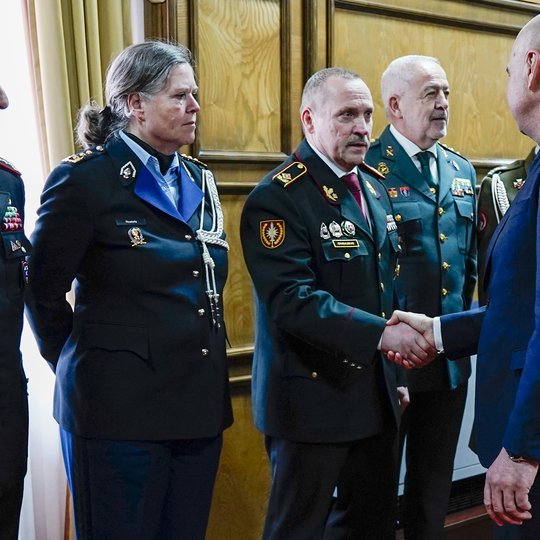 Rumunijos žandarmerijos įkūrimo 175-ųjų metinių minėjimas