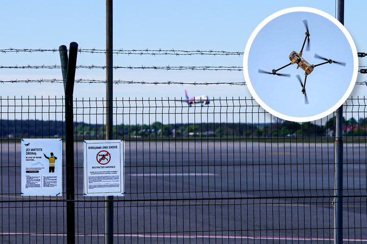 neautorizuoti bepiločių orlaivių skrydžiai